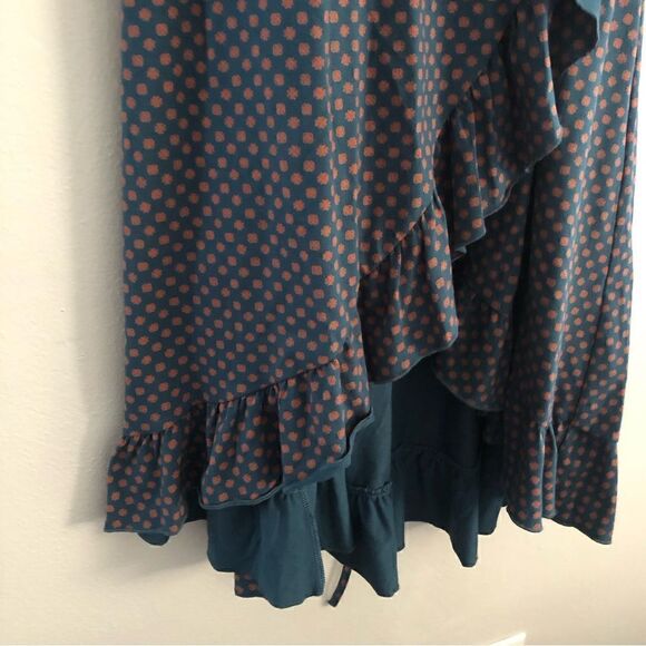 Matilda Jane Reunion wrap dress maxi length ditzy floral pattern woman’s medium - Picture 2 of 13